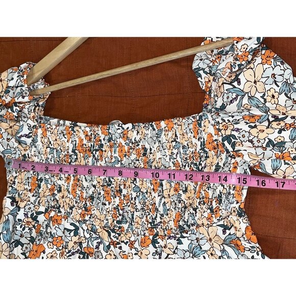 Cupshe Elodie Ditsy Square Neck A-shape Mini Dress Size MEdium - Picture 8 of 10